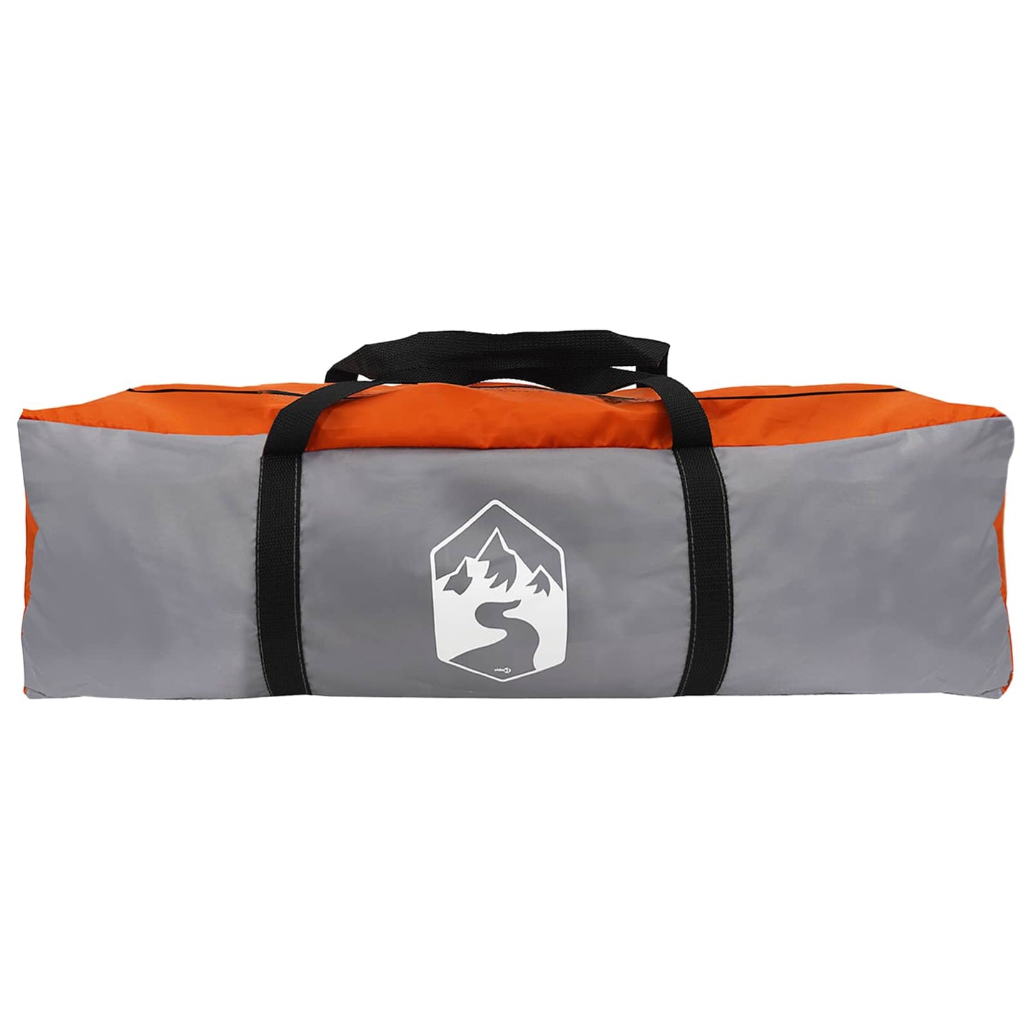 Instant Tent with Roof Grey and Orange 365 x 380 x 200 cm