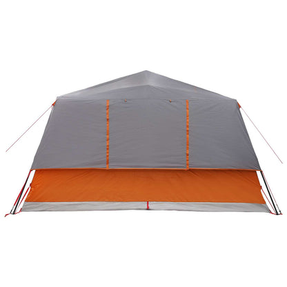 Instant Tent with Roof Grey and Orange 365 x 380 x 200 cm
