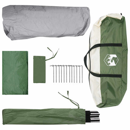 Instant Tent Green 365 x 280 x 200 cm Polyester and Steel