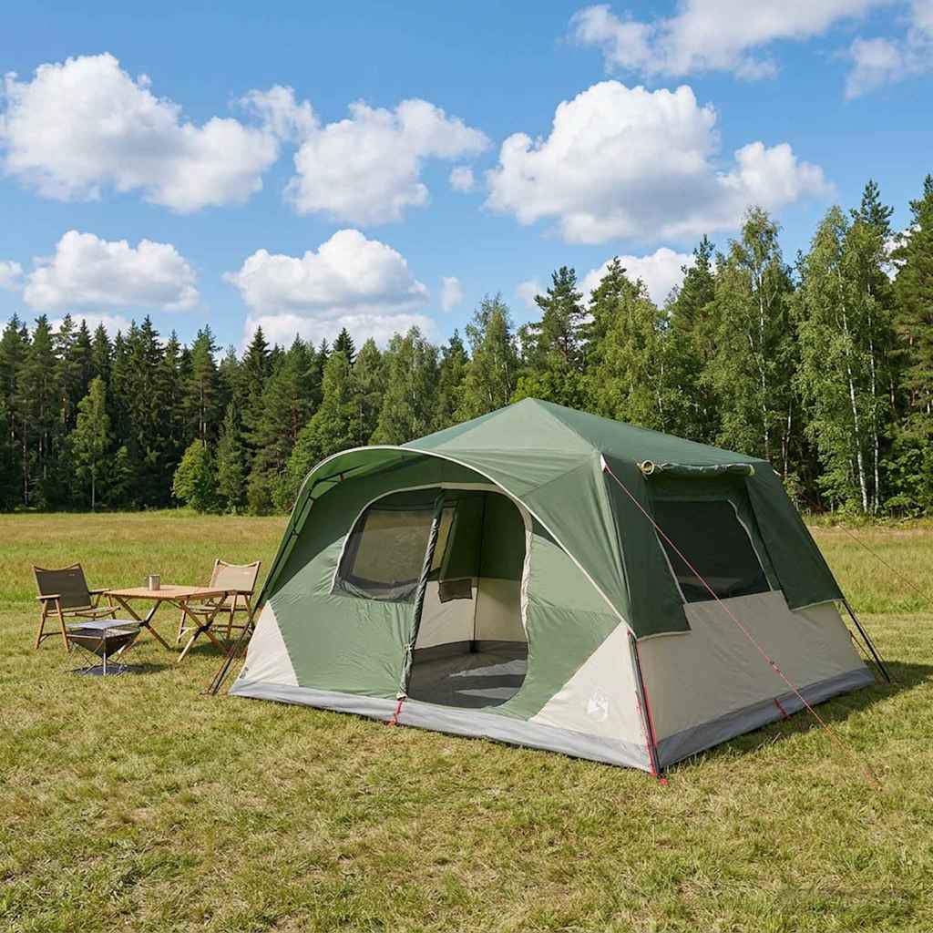 Instant Tent Green 365 x 280 x 200 cm Polyester and Steel