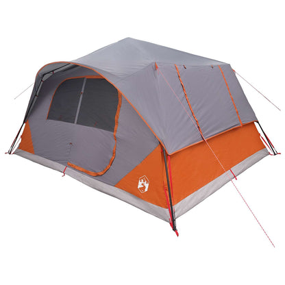 Instant Tent with Roof Grey and Orange 365 x 280 x 200 cm