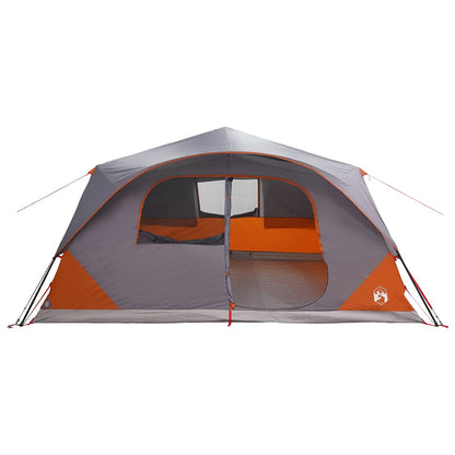 Instant Tent with Roof Grey and Orange 365 x 280 x 200 cm