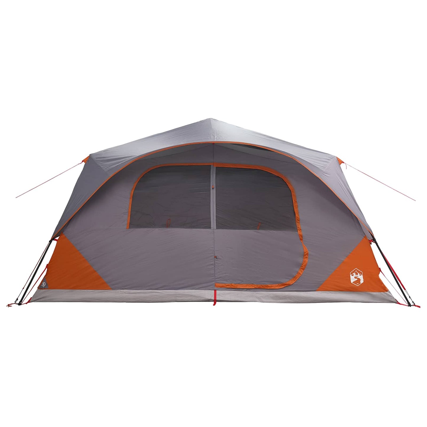 Instant Tent with Roof Grey and Orange 365 x 280 x 200 cm