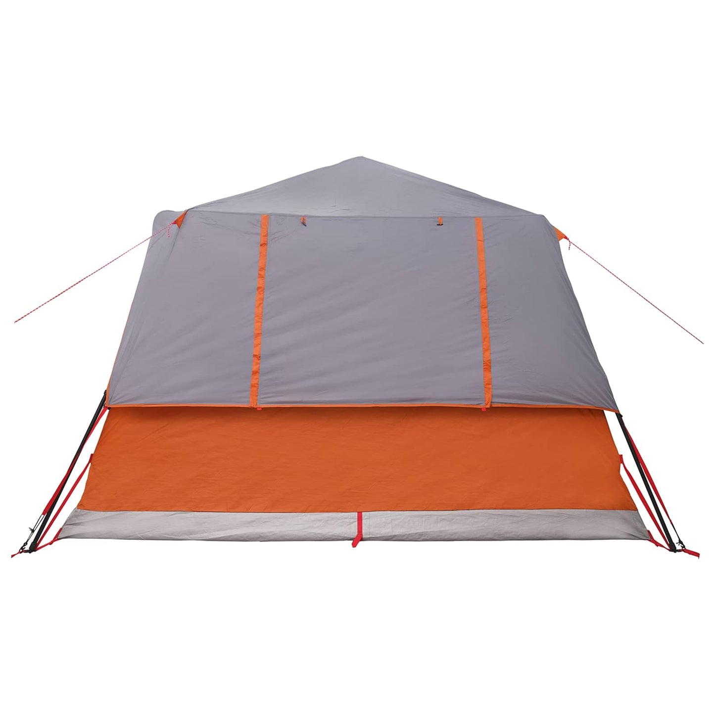 Instant Tent with Roof Grey and Orange 365 x 280 x 200 cm