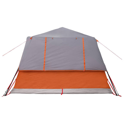 Instant Tent with Roof Grey and Orange 365 x 280 x 200 cm