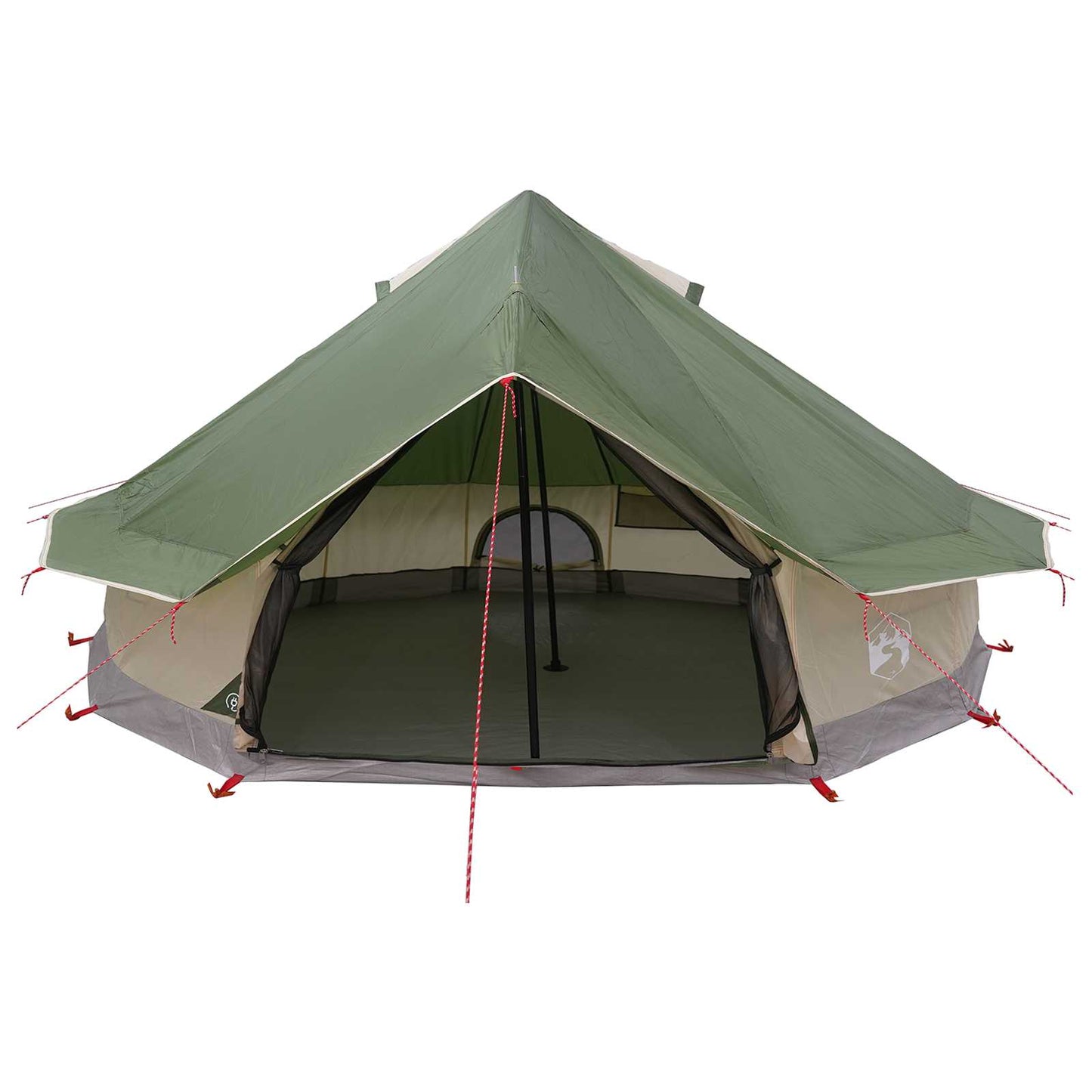 Tipi Tent Green 700 x 700 x 395 cm Polyester and Steel