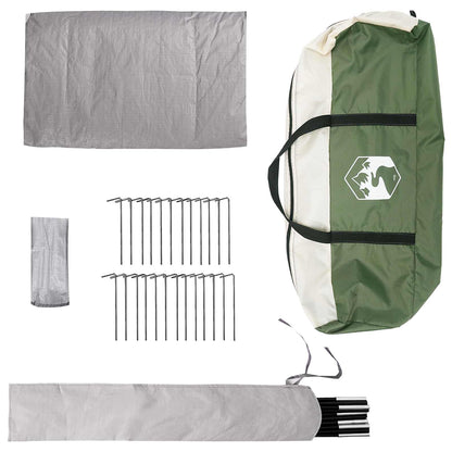Tipi Tent Green 800 x 800 x 430 cm Polyester and Steel