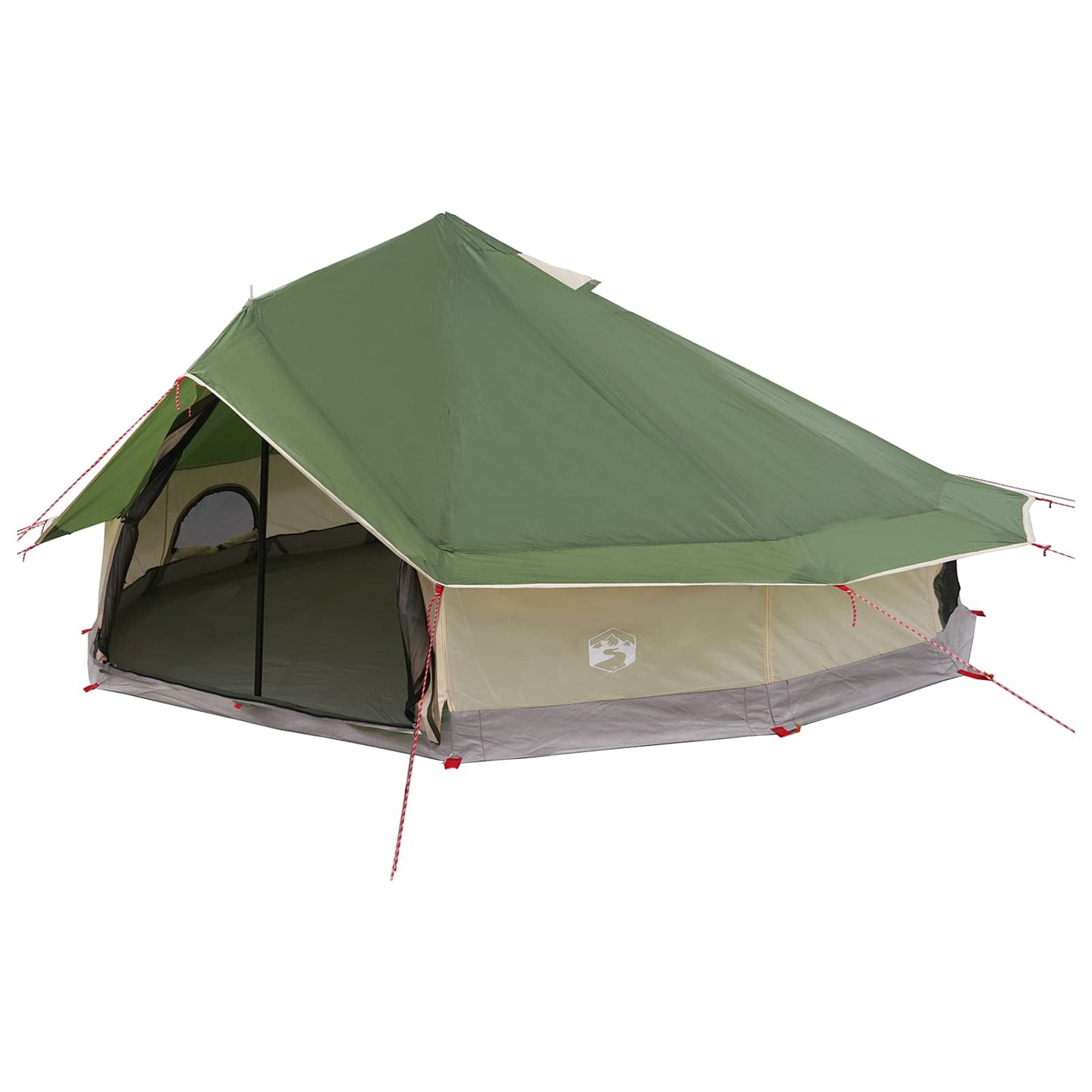 Tipi Tent Green 800 x 800 x 430 cm Polyester and Steel