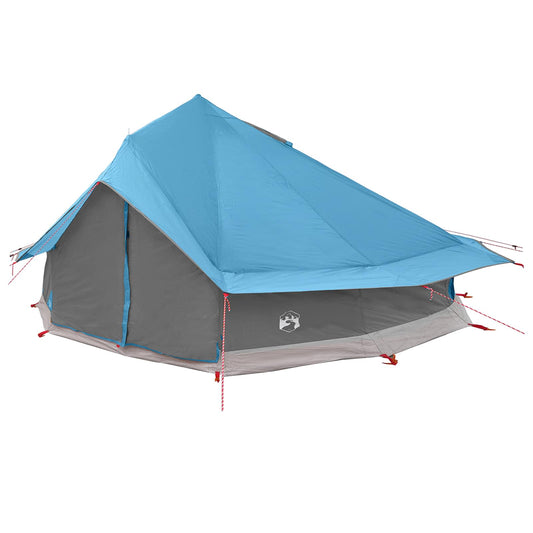 Tipi Tent with Roof Blue 800 x 800 x 430 cm Polyester and Steel