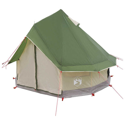 Tipi Tent with Roof Green 250 x 250 cm Polyester and Steel