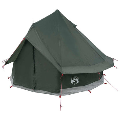 Tipi Tent with Roof Army Green 250 x 250 cm Polyester and Steel