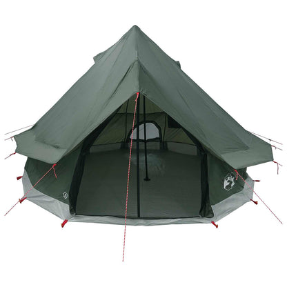 Tipi Tent with Roof Army Green 250 x 250 cm Polyester and Steel