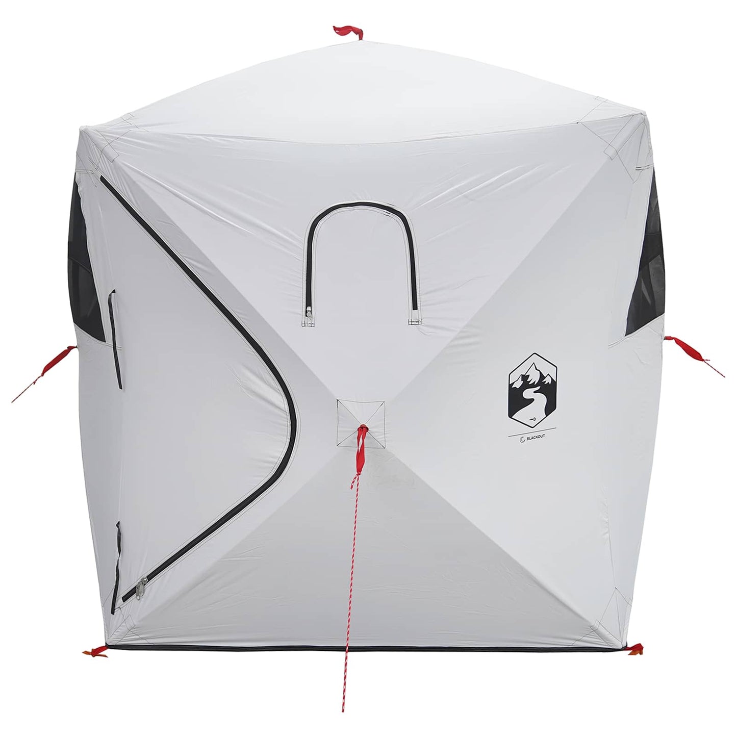 Hunting Tent with Roof White Blackout 143 x 143 x 165 cm
