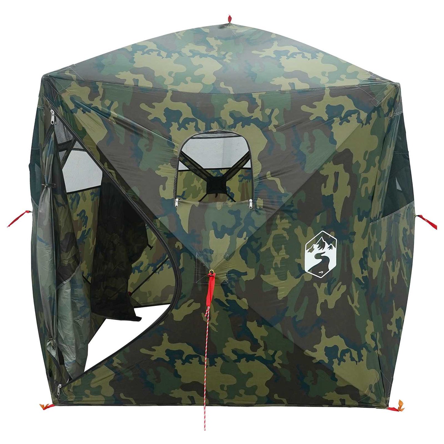 Hunting Tent Camouflage 143 x 143 x 165 cm Polyester and Steel