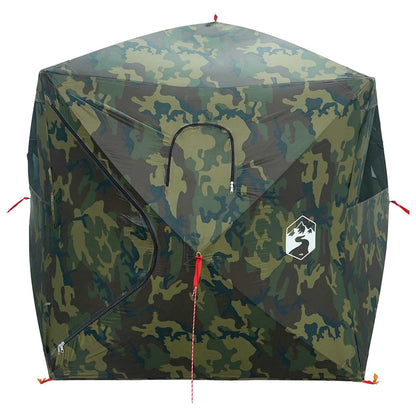 Hunting Tent Camouflage 143 x 143 x 165 cm Polyester and Steel