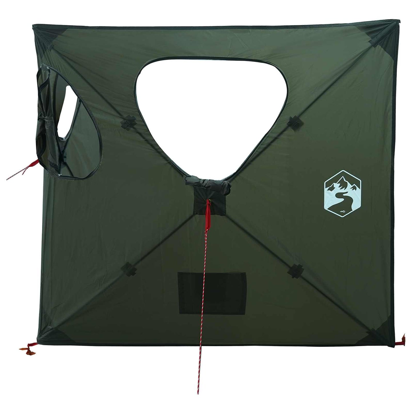 Hunting Tent Army Green 145 x 145 x 150 cm Polyester and Steel