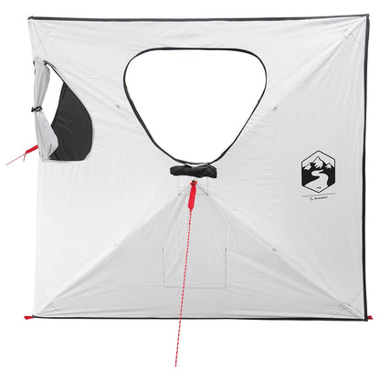 Hunting Tent with Roof White Blackout 145 x 145 x 150 cm
