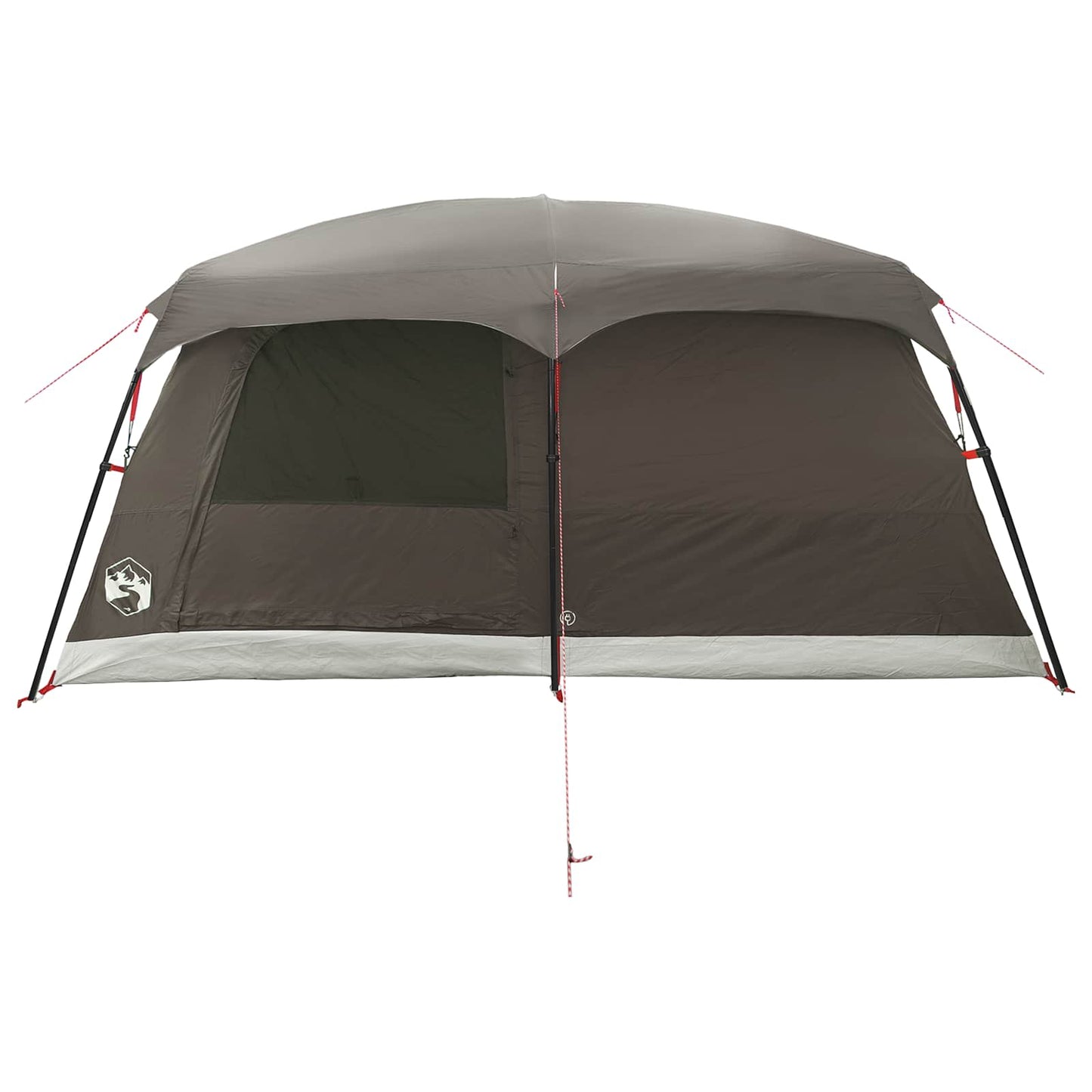 Family Tent Brown Grey 500 x 400 x 230 cm Polyester and Steel