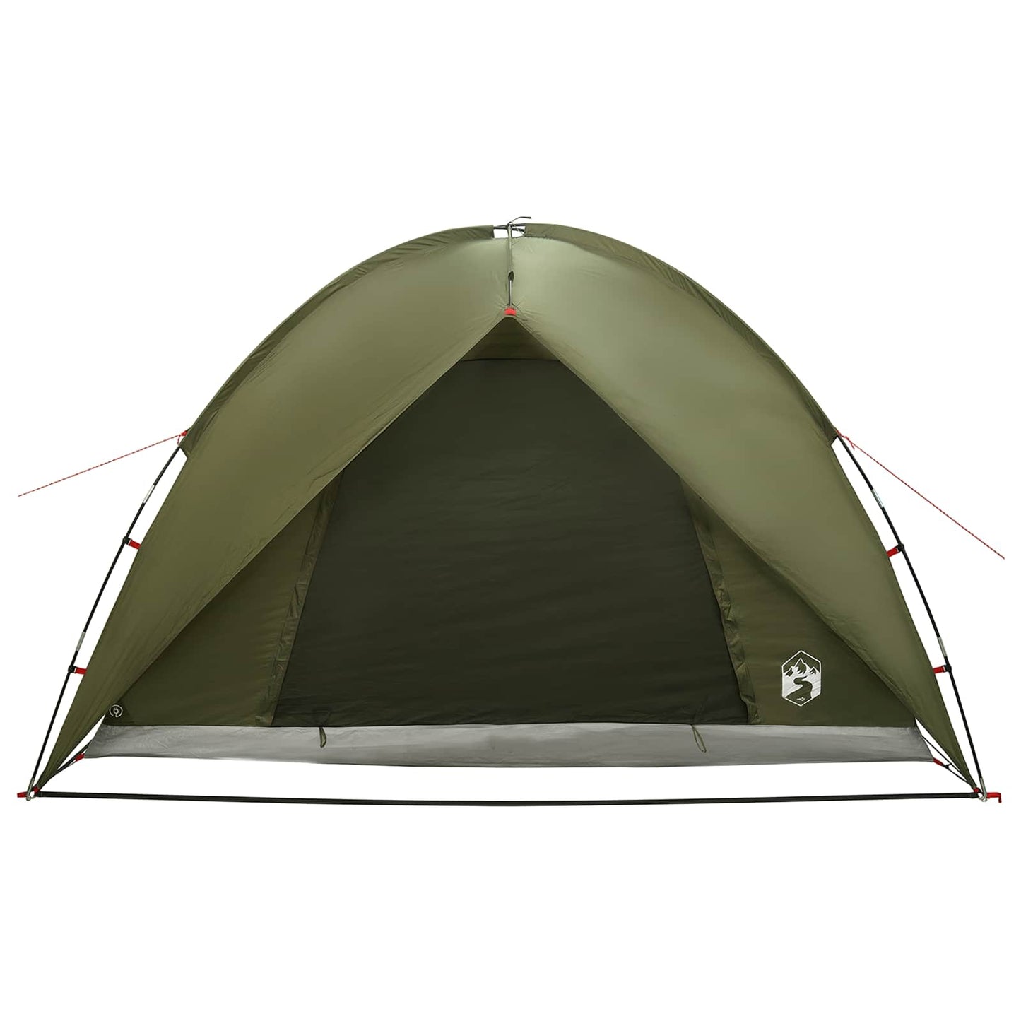 Camping Tent with Rainfly Water-resistant Dome Olive Green