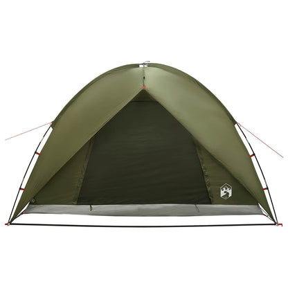 Camping Tent with Rainfly Water-resistant Dome Olive Green