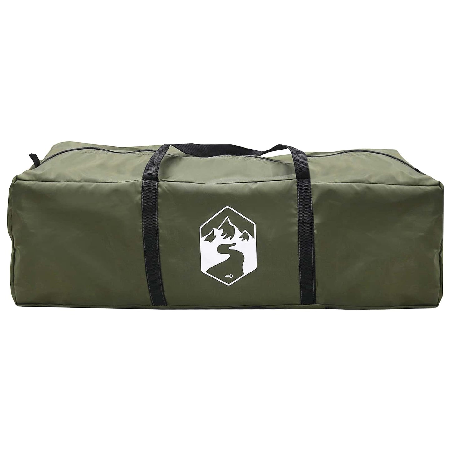 Camping Tent with Rainfly Water-resistant Dome Olive Green