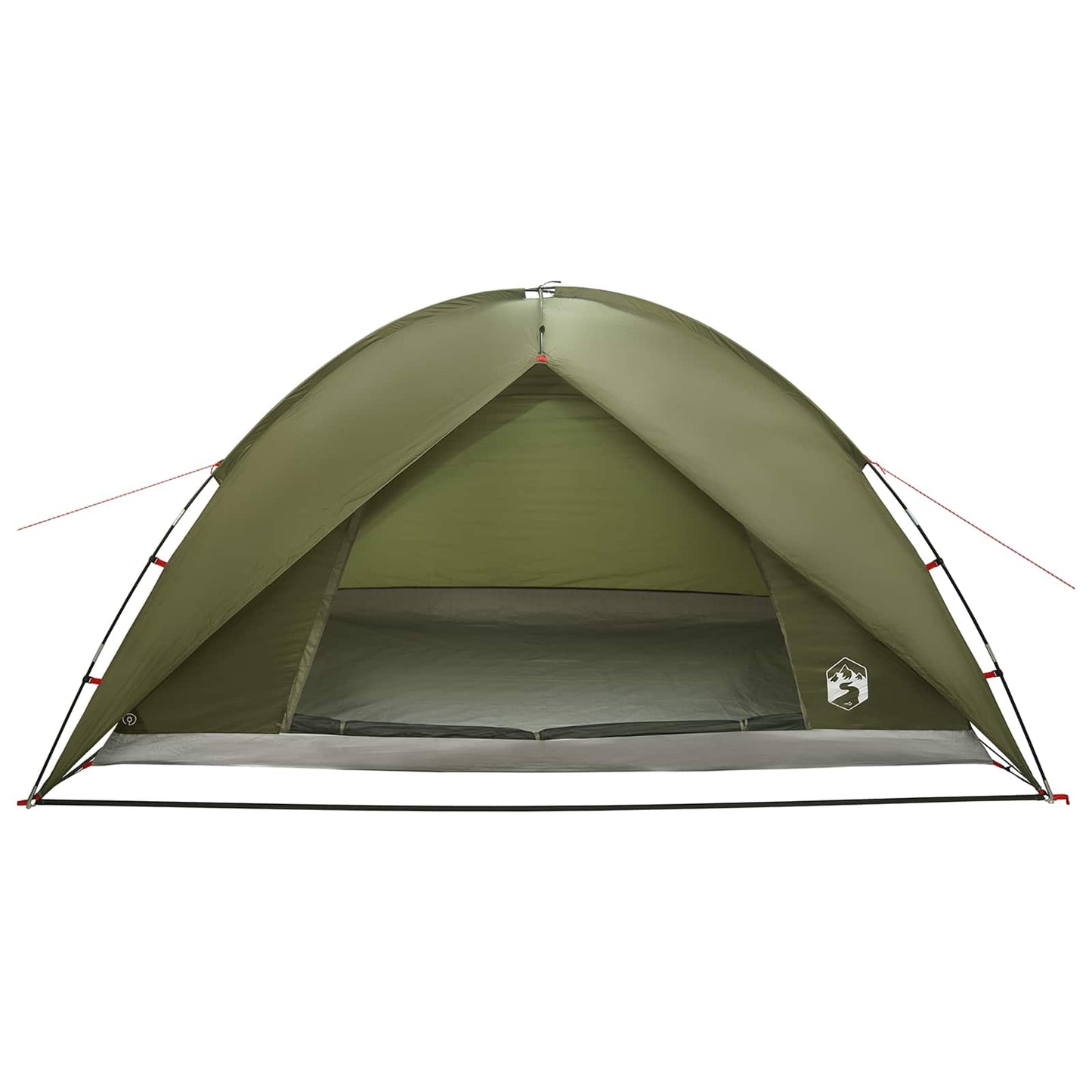 Camping Tent with Rainfly Water-resistant Dome Olive Green