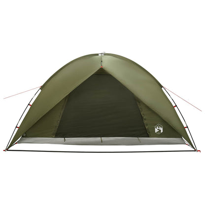 Camping Tent with Rainfly Water-resistant Dome Olive Green