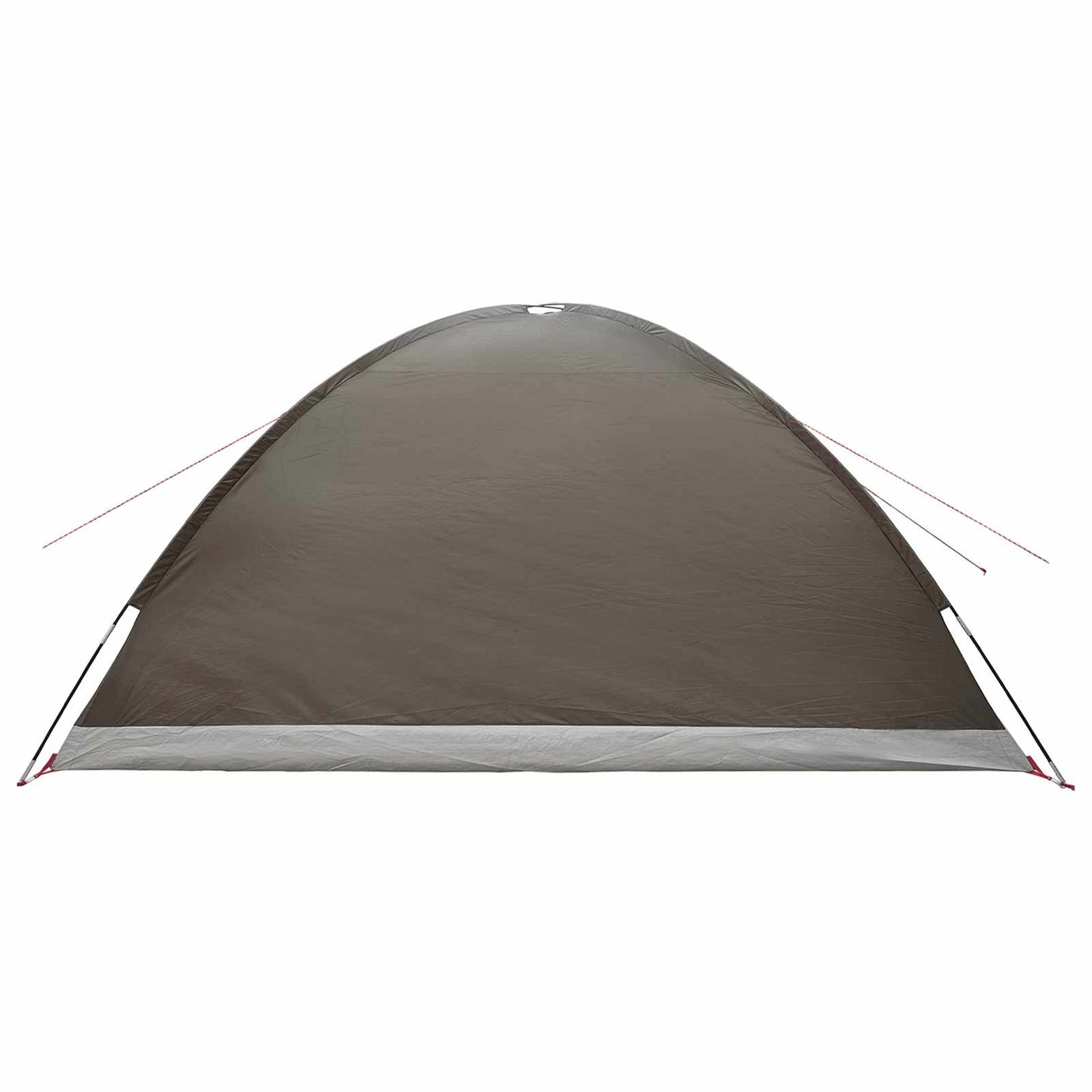 Cabin Tent with Roof Brown grey 8-Person Polyester and Steel