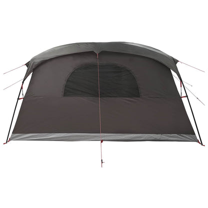Tunnel Tent Brown Grey 427 x 305 x 205 cm Polyester and Steel