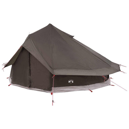Tipi Tent Brown Grey 700 x 700 x 395 cm Polyester and Steel