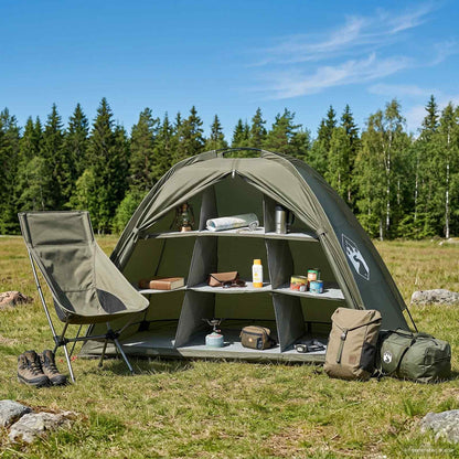 Storage Tent Olive Green 120 x 50 x 70 cm Polyester and Steel