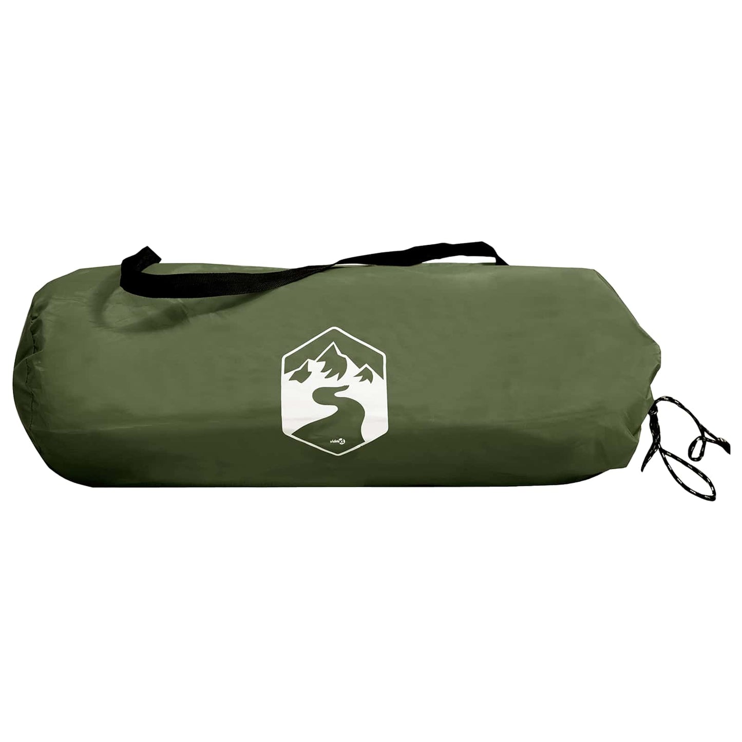Tunnel Tent Olive Green 410 x 175 x 105 cm Polyester and Steel