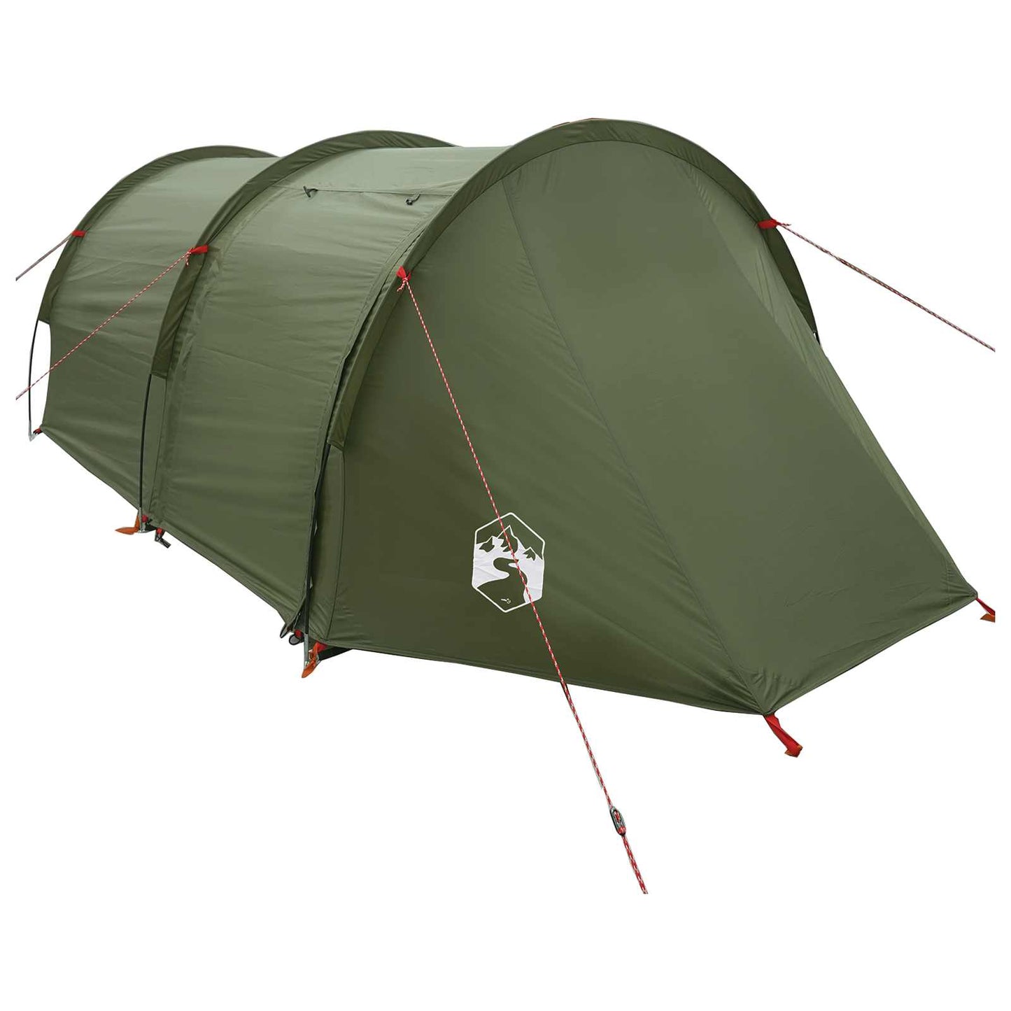 Tunnel Tent Olive Green 410 x 175 x 105 cm Polyester and Steel