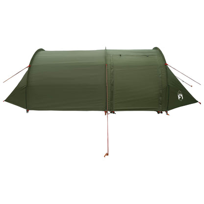Tunnel Tent Olive Green 410 x 175 x 105 cm Polyester and Steel