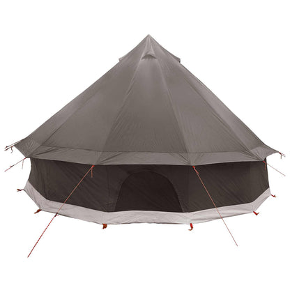 Tipi Tent Brown Grey 300 x 300 x 200 cm Polyester and Steel