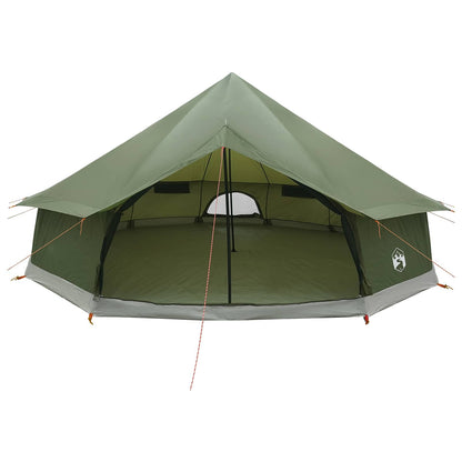 Tipi Tent Olive Green 600 x 600 x 350 cm Polyester and Steel
