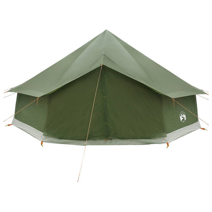 Tipi Tent Olive Green 600 x 600 x 350 cm Polyester and Steel