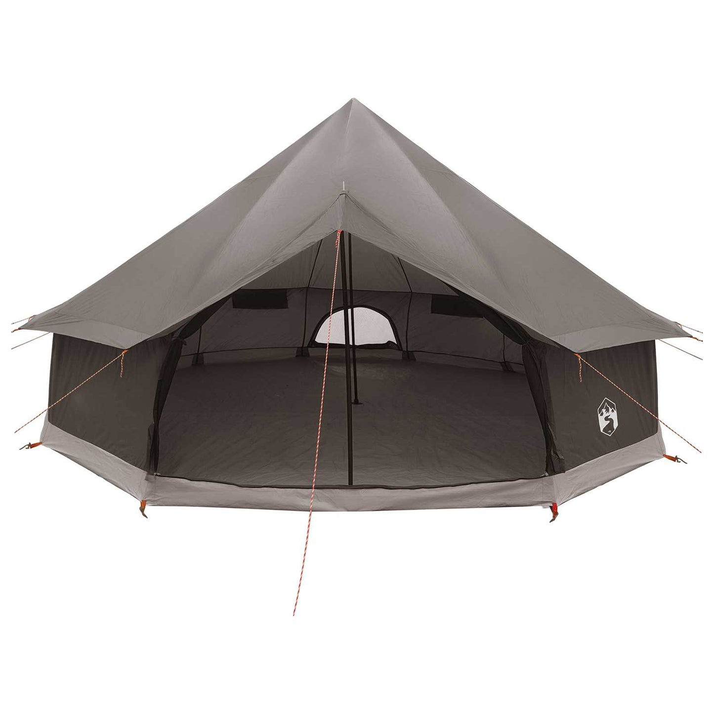 Tipi Tent Brown Grey 600 x 600 x 350 cm Polyester and Steel