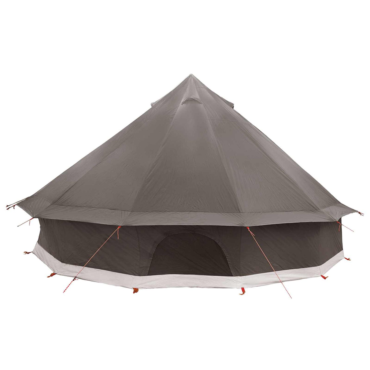 Tipi Tent Brown Grey 500 x 500 x 300 cm Polyester and Steel
