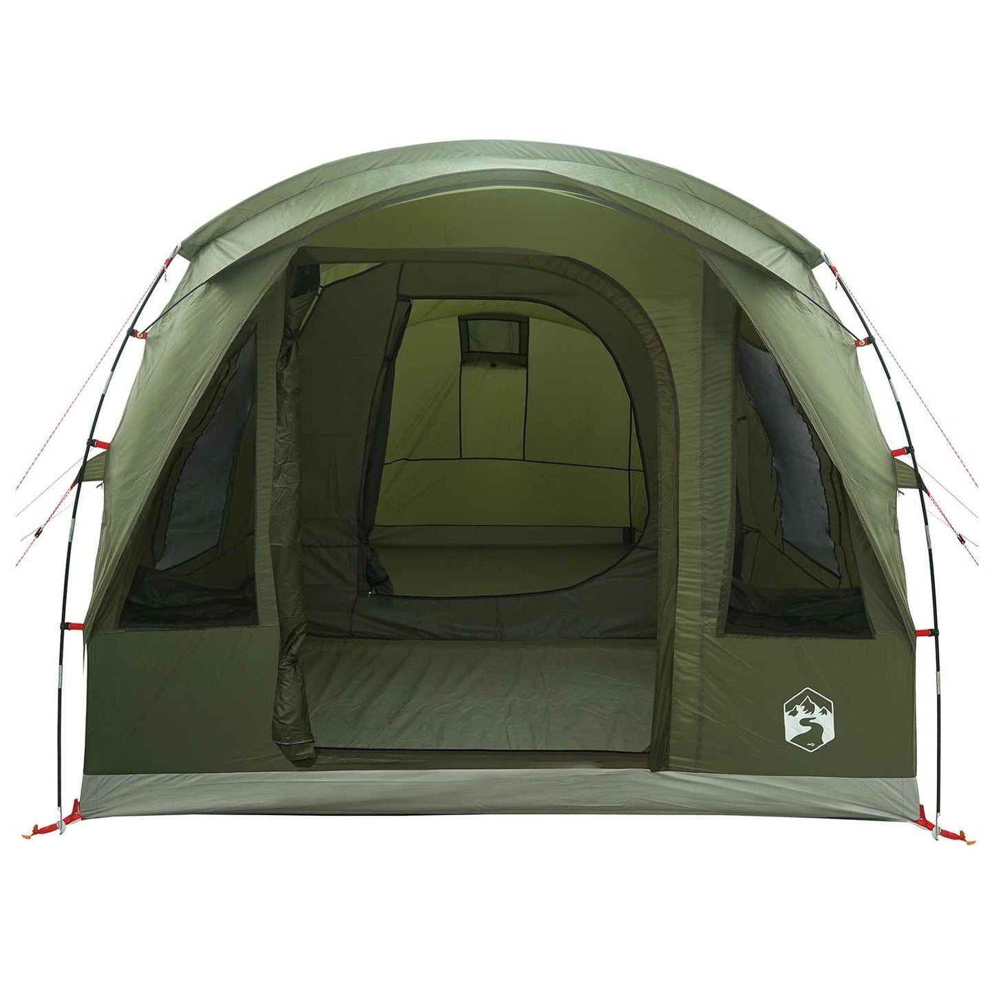 Tunnel Tent Olive Green 400 x 260 x 200 cm Polyester and Steel
