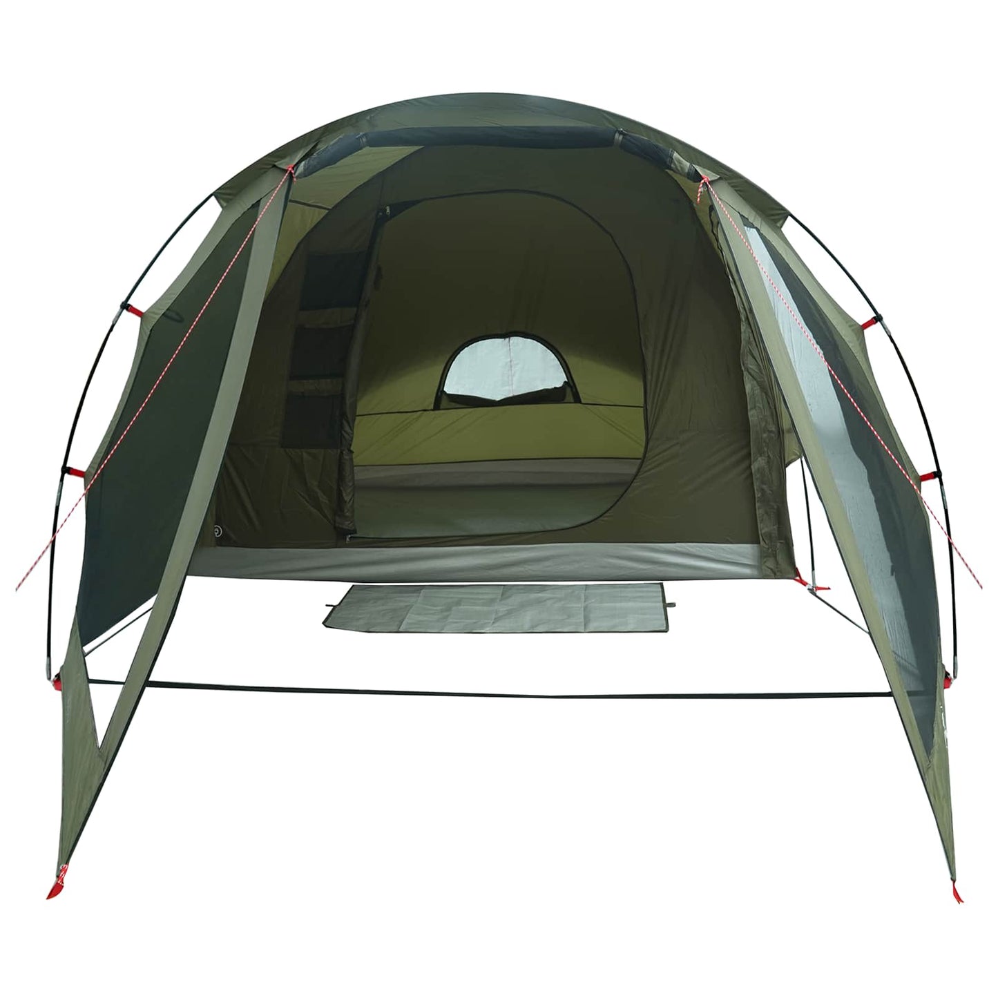 Cabin Tent Olive Green 488 x 244 x 183 cm Polyester and Steel