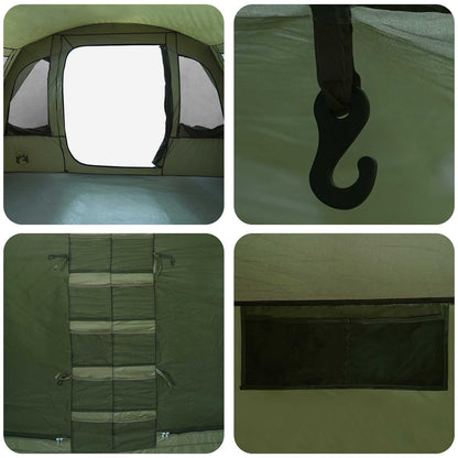Tunnel Tent Olive Green 427 x 315 x 178 cm Polyester and Steel