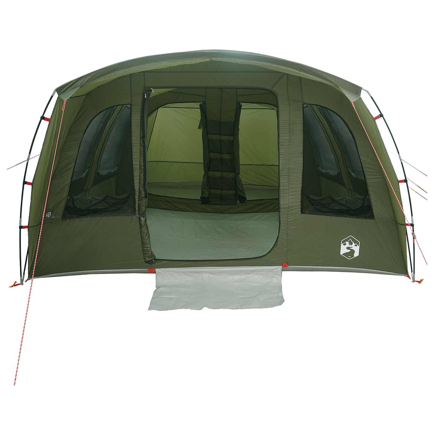 Tunnel Tent Olive Green 427 x 315 x 178 cm Polyester and Steel
