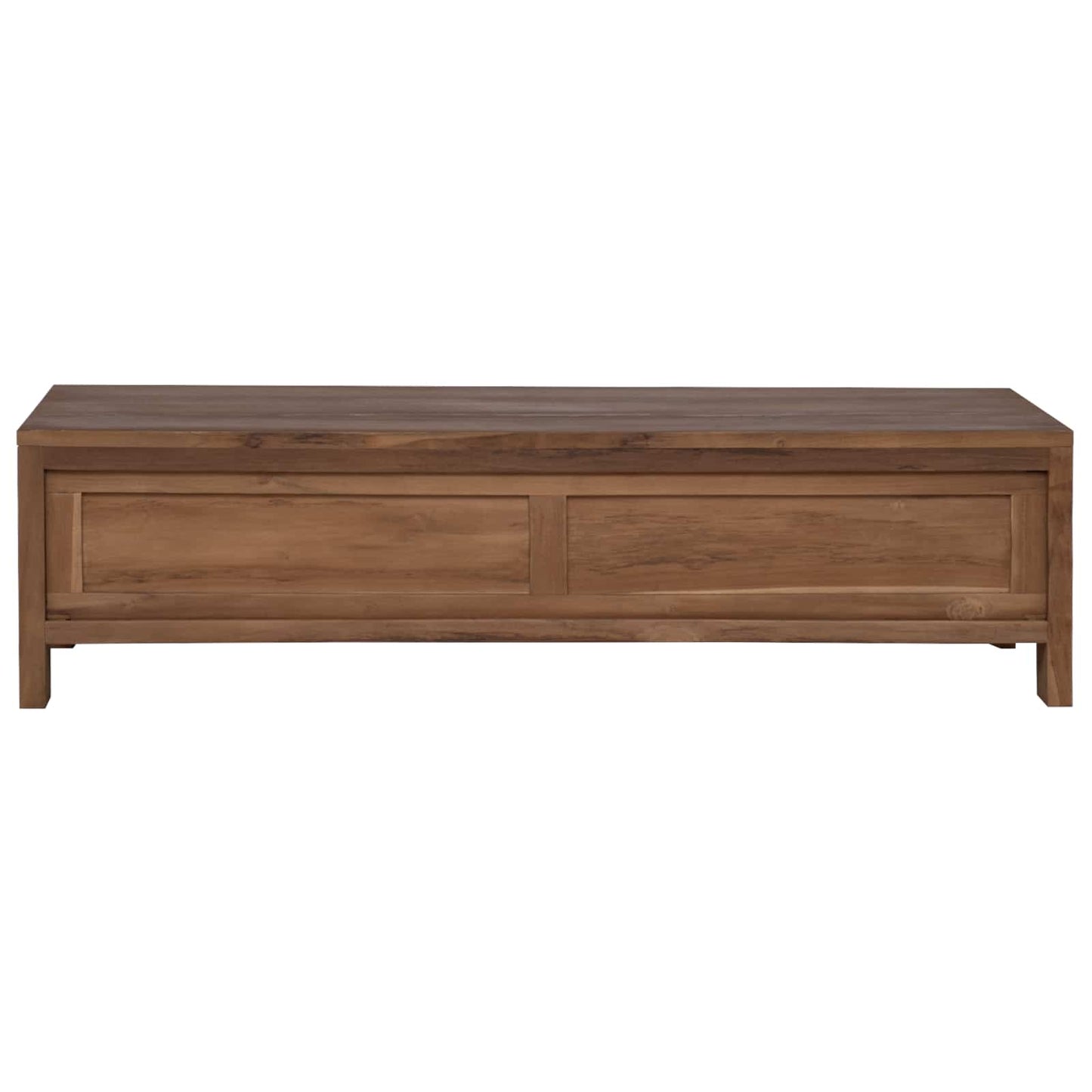 TV Cabinet 110 x 30 x 30 cm Solid Teak Wood Natural