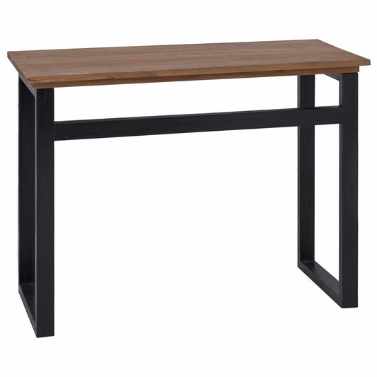 Desk Natural Solid Teak Wood 100 x 45 x 75cm