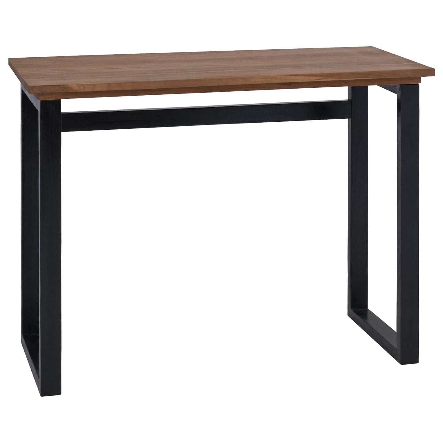 Desk Natural Solid Teak Wood 100 x 45 x 75cm