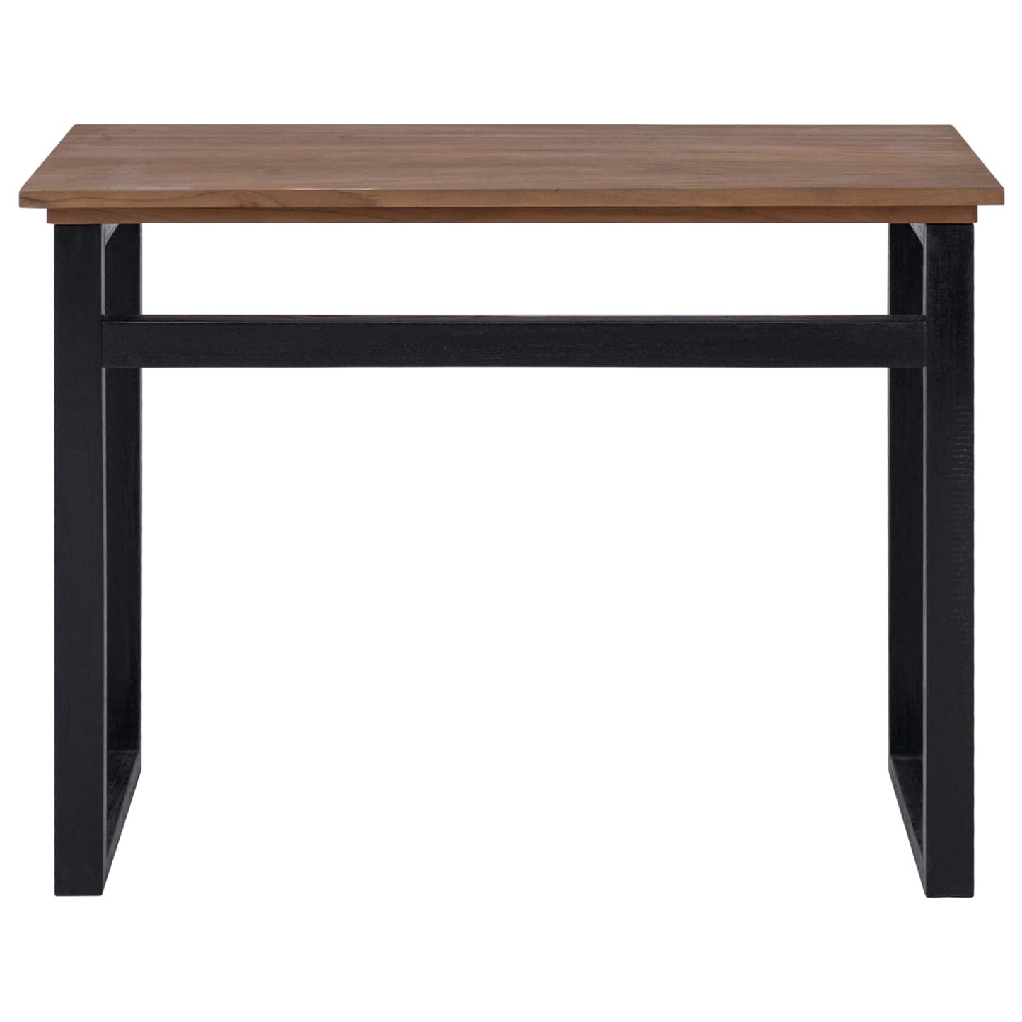 Desk Natural Solid Teak Wood 100 x 45 x 75cm