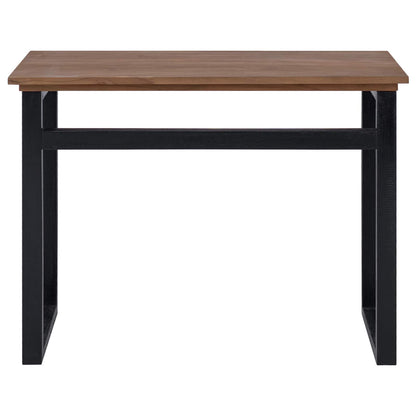 Desk Natural Solid Teak Wood 100 x 45 x 75cm