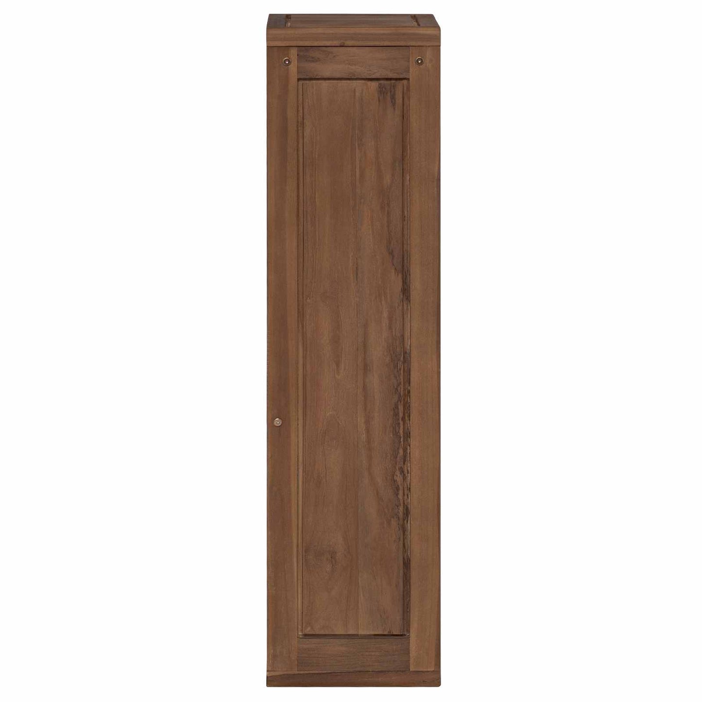 Bathroom Side Cabinet Natural 25 x 25 x 100 cm Solid Teak Wood