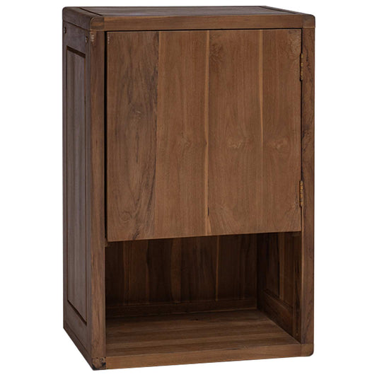 Bathroom Side Cabinet Natural 45 x 30 x 70 cm Solid Teak Wood